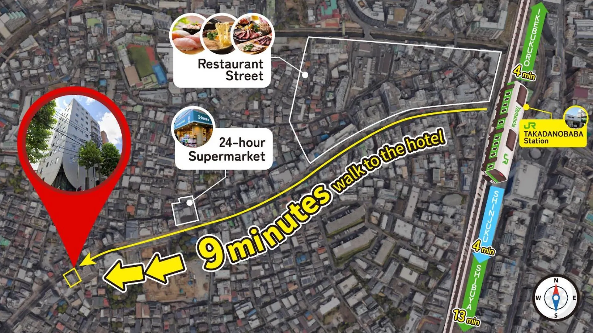 Stay Ari Apartment Hotel Shinjuku-Takadanobaba 도쿄